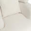 Chaises d'appoint douces de nuage, chaise moderne de 38 pouces en tissu chenille pour la maison