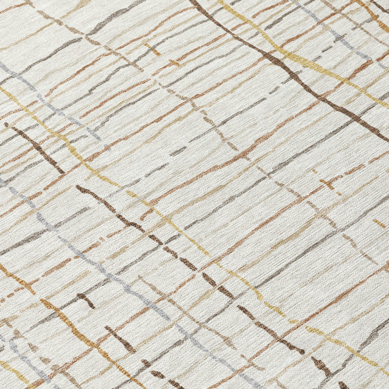 Machine Washable Indoor/Outdoor Chayden ACN998 Rug, Rectangle 1'8" x 2'6"