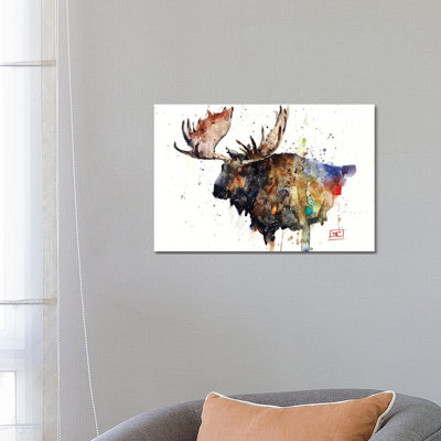 Northern Bull 1 Piece Wrapped Canvas Painting