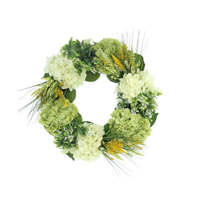 Harin Assorted Hydrangea and Heather Wreath