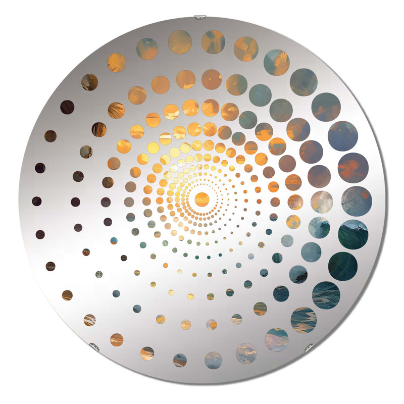 Miroir mural Chantae, 23,6 po x 23,6 po