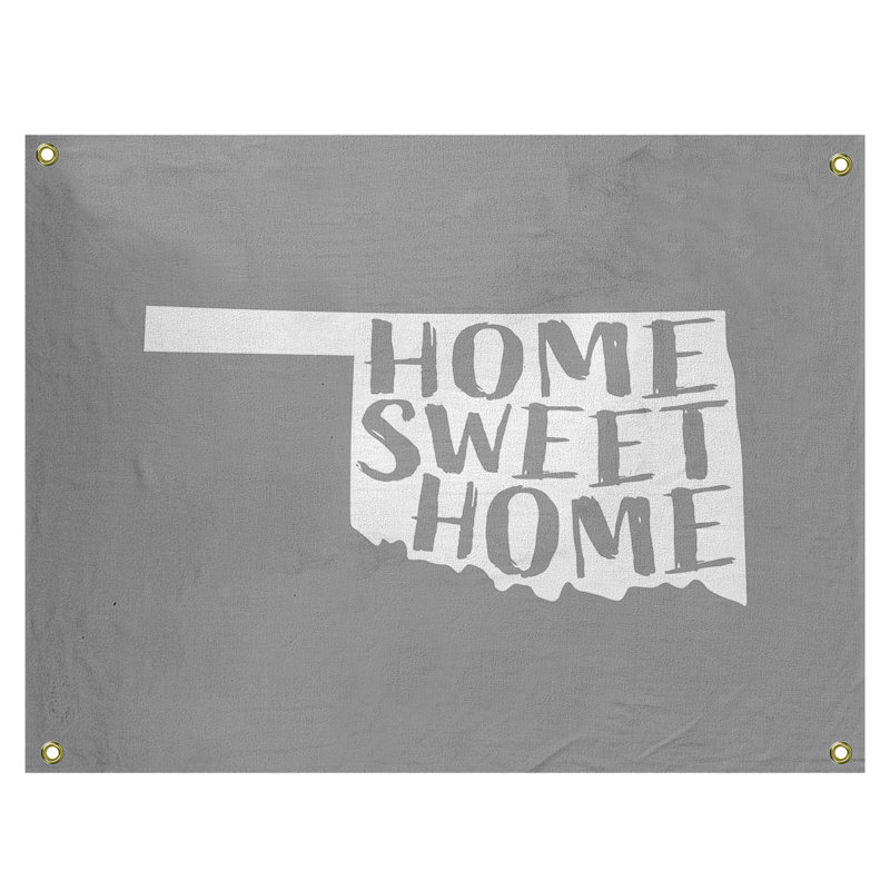 Tapisserie murale oklahoma doux pour la maison, H 50 po x l 59 po, Gris