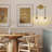 4-Light Dimmable Glass Wall Sconce-1822743418