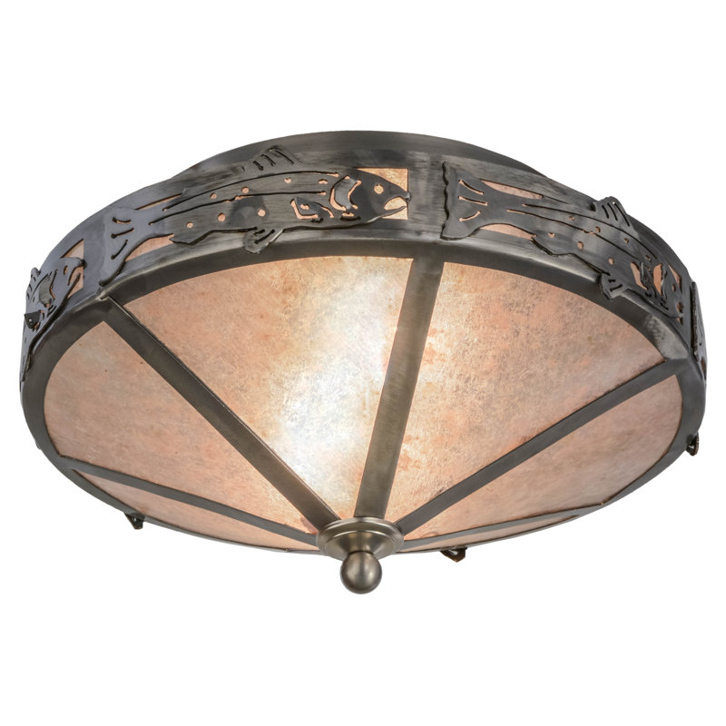 Rustic Lodge 2 - Light Flush Mount