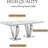 Rectangle Dining Table Set, Faux Marble Dining Table & Velvet Chairs with Stainless Steel Pedestal, 68" Dining Room Table and Chairs Set, Luxury Dining Table Set-396457721-396457668-396457722
