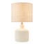 Lampe de table en céramique blanche-659439251