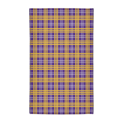 Tapis à carreaux mauve
