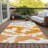 Ceajay Washable Geometric Indoor / Outdoor Rug-109569044