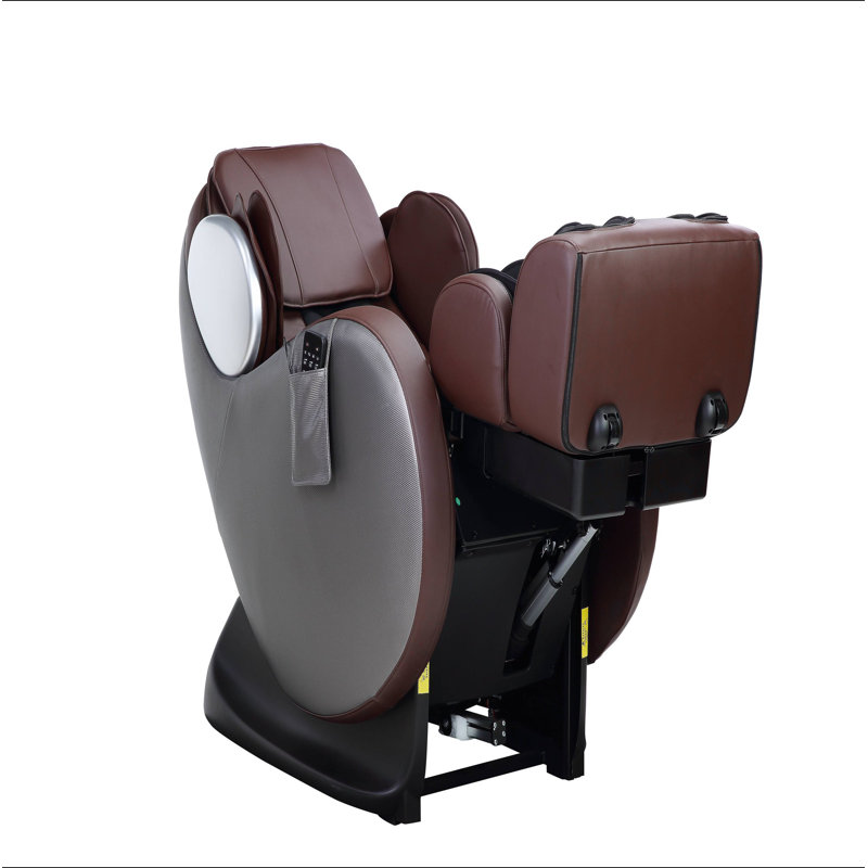 Fauteuil de massage en cuir synthétique Pacari, Similicuir brun