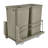 Rev-A-Shelf Double Pull Out Trash Can 27 Qt with Soft-Close-87350621