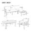 Ensemble de canapé multi-personnes avec petite table-1371570299