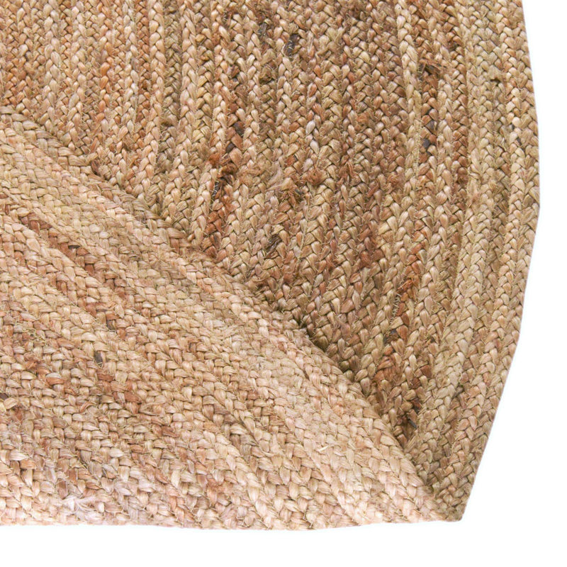 Meador Hand Braided Chindi Rugs, Round 7'1"