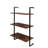 Lucian 3-Tier & 2-Tier Wall Mounted Wood Shelves with Metal Frame