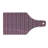 Ambesonne Abstract Tempered Glass Cutting Board Quirky Circles Forming Odd Plum Dark Fuchsia Peach