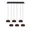Luminaire suspendu en grappe 6 lumières Bixby-1451239004