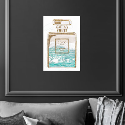 «Coco Water Love Ocean Glam Perfumes», impression sur toile