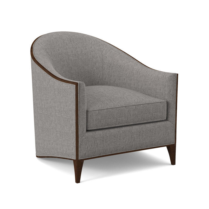 Chaise Atelier, Noyer américain, Kinsley Sky Viscose