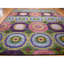 Tapis décoratif de conception unique noué à la main New Age mamluk jaune/mauve/rose 12 pi x 15 pi 3 po