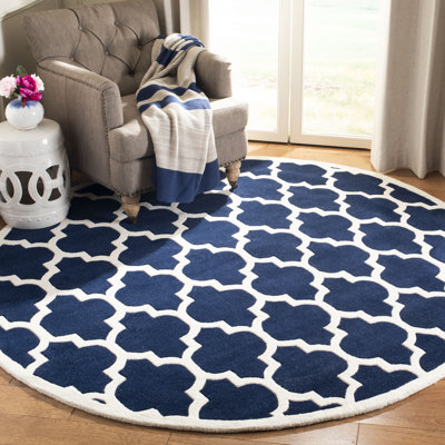 Carolene Hand Tufted Wool Geometric Rug