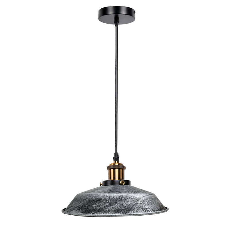 Guerra 1 - Light Dome Pendant, Brushed Silver