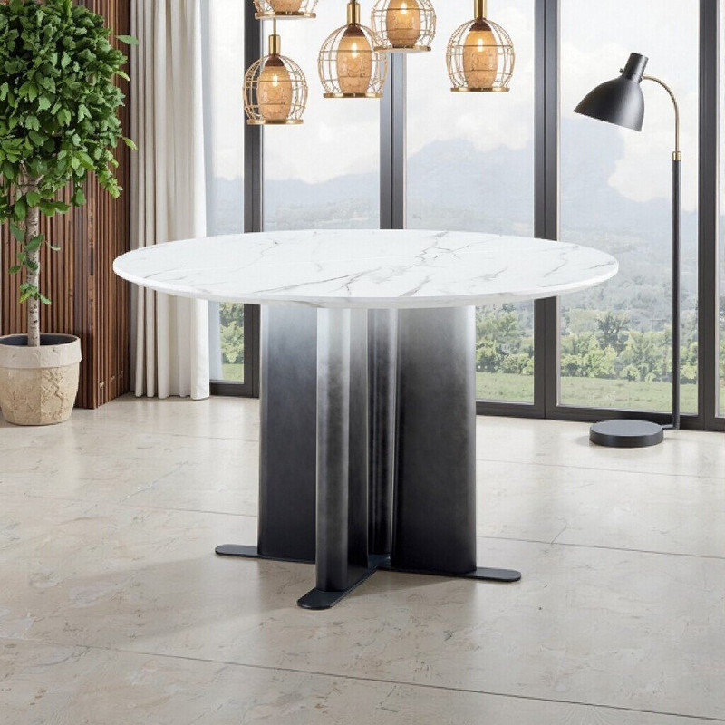 Table de salle à manger Modern Modern, White