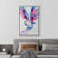 Aquarelle brillante, oiseau mignon, ailes volantes - impression-1727201154-1727201165