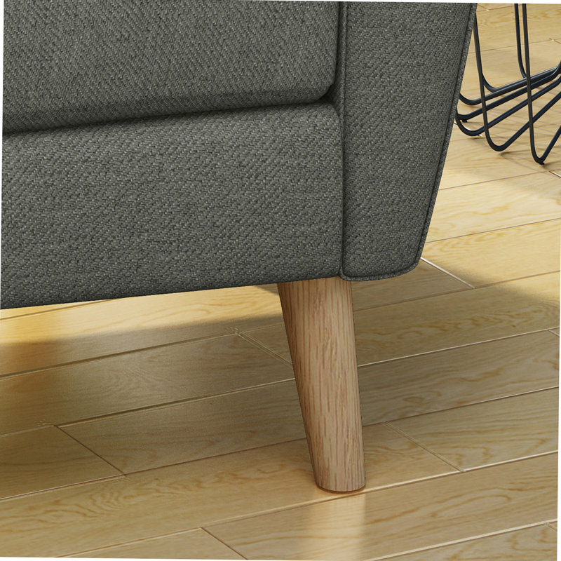 Fauteuil club Mid Century, Gray