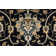 Tapis bleu/ivoire Attell