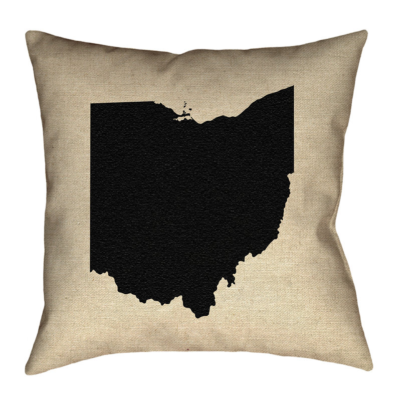 Katelyn Smith Linen Reversible Throw Pillow, 16" x 16", Faux Linen Pillow Cover