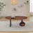 Light luxury solid wood chestnut coffee table