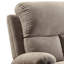 Fauteuil inclinable gris avec porte-gobelet-801692847