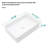 Square Countertop Ceramic Sink