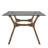 Alxander Glass Top Dining Table