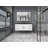 60" Wall-Mounted Left Single Sink Bathroom Vanity Set-803085863-803085856
