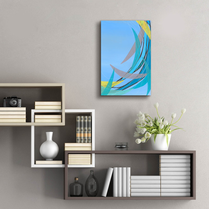 «Circulation Flow II» par Regina Moore, AC «Circulation Flow II» par Regina Moore, H 24 po x l 16 po x P 0,2 po