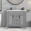 Meuble-lavabo moderne 36 po avec lavabo et armoire de rangement-150743965