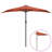  Balcony Parasol Aluminum Half