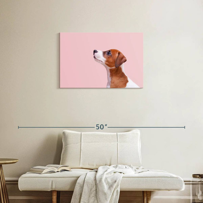 Brampt Jack Russel Dog, 20" H x 30" W