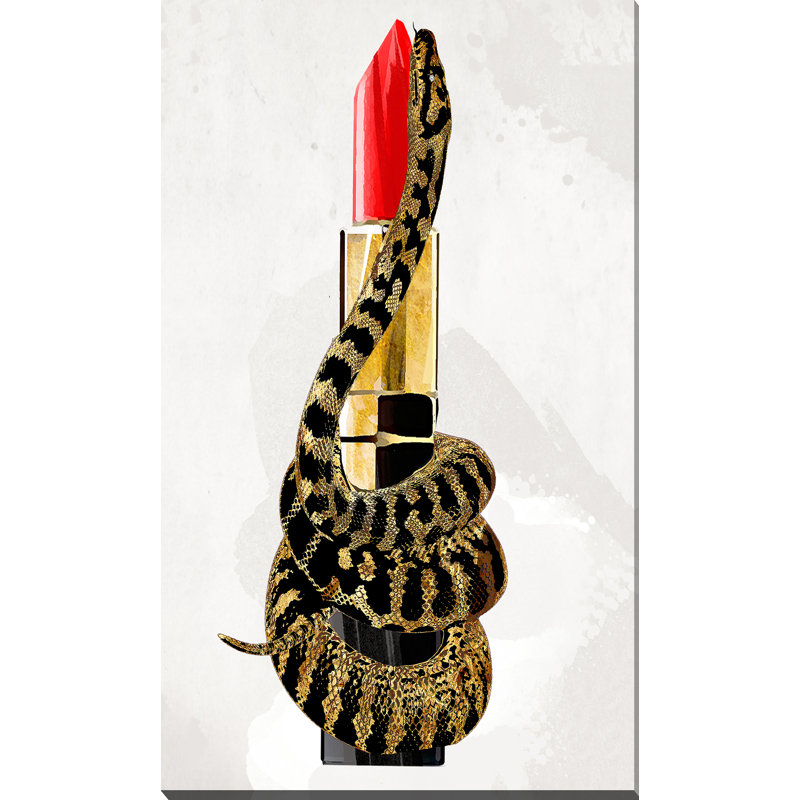 «Deadly Kisses», impression, Toile tendue, H 48 po x l 28 po x P 1,5 po