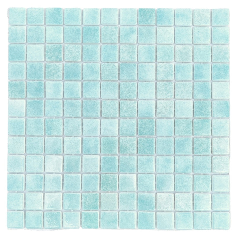 Carreau de mosaïque murale en verre recyclé 1 "x 1"