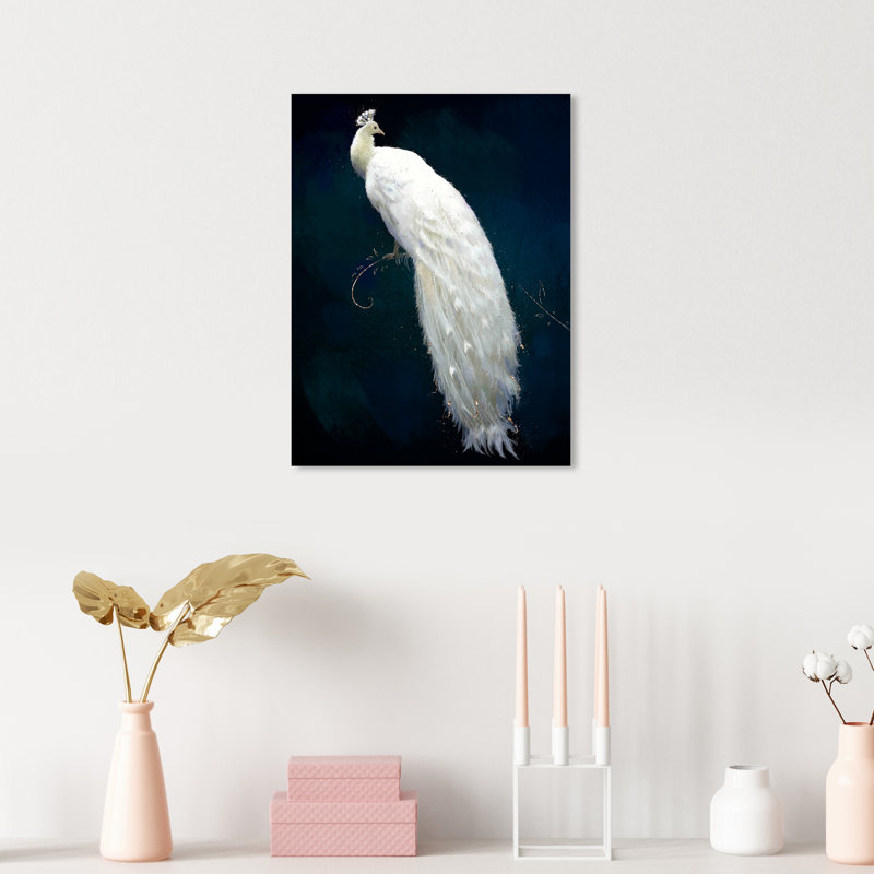 Habillé de plumes - impression, Toile tendue, H 45 po x l 30 po, Sans cadre