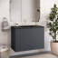 Meuble-lavabo mural gris de 36 po Bryn-52878974-52878975