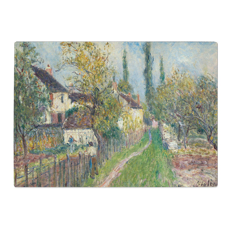 A Pathe at Les Sablons by Alfred Sisley Chopping Board, 0.4cm H x 29cm W x 39cm L