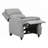 Fabric Upholstered Push Back Reclining Chair, Comfortable and Durable Solid Wood Frame, Transitional Style Furniture for Modern Living-1169159939