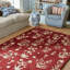 Wool Floral Area Rug-1521915687