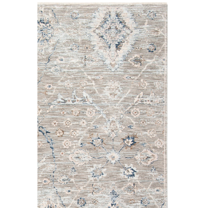 Tapis performance à motif floral 600 Gutierrez, Rectangle 8 pi x 10 pi