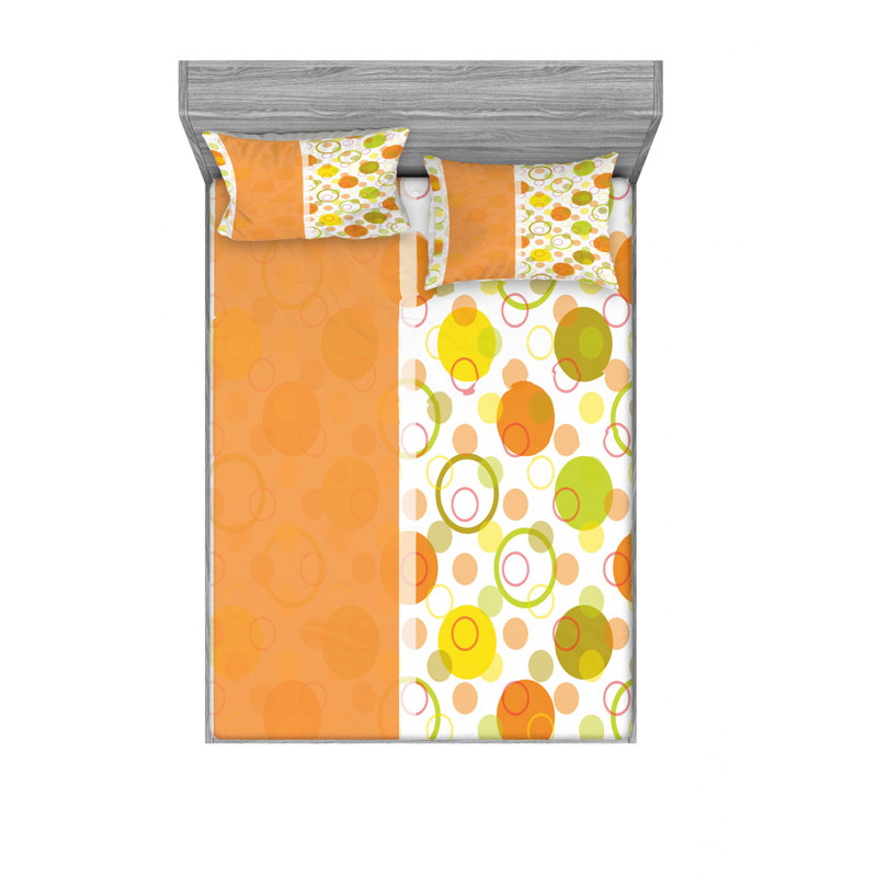 Ensemble de draps géométriques, Ensemble de draps pour lit double avec un drap-hou