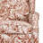 Duward Rococo Orange Floral Upholstered Wingback Accent Chair With Nailhead Trim-1021908638