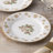 Noritake Holly & Berry Gold Set Of 4 Assorted Appetizer Plates, 6-1/4"