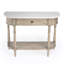 Danielle Marble 40" one- drawer Console Table-1037264149
